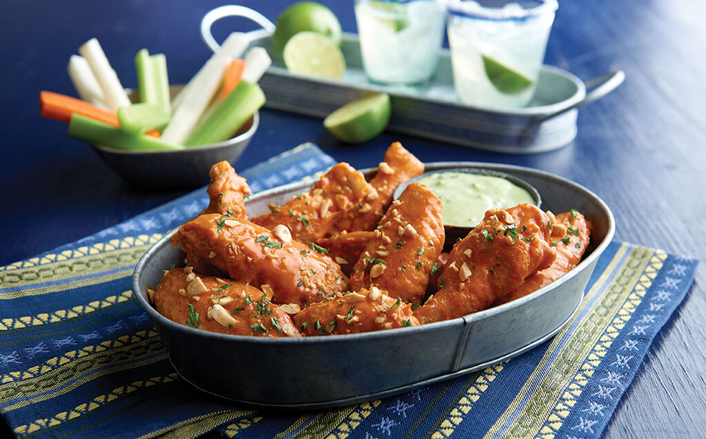 Peanut Lime Wings