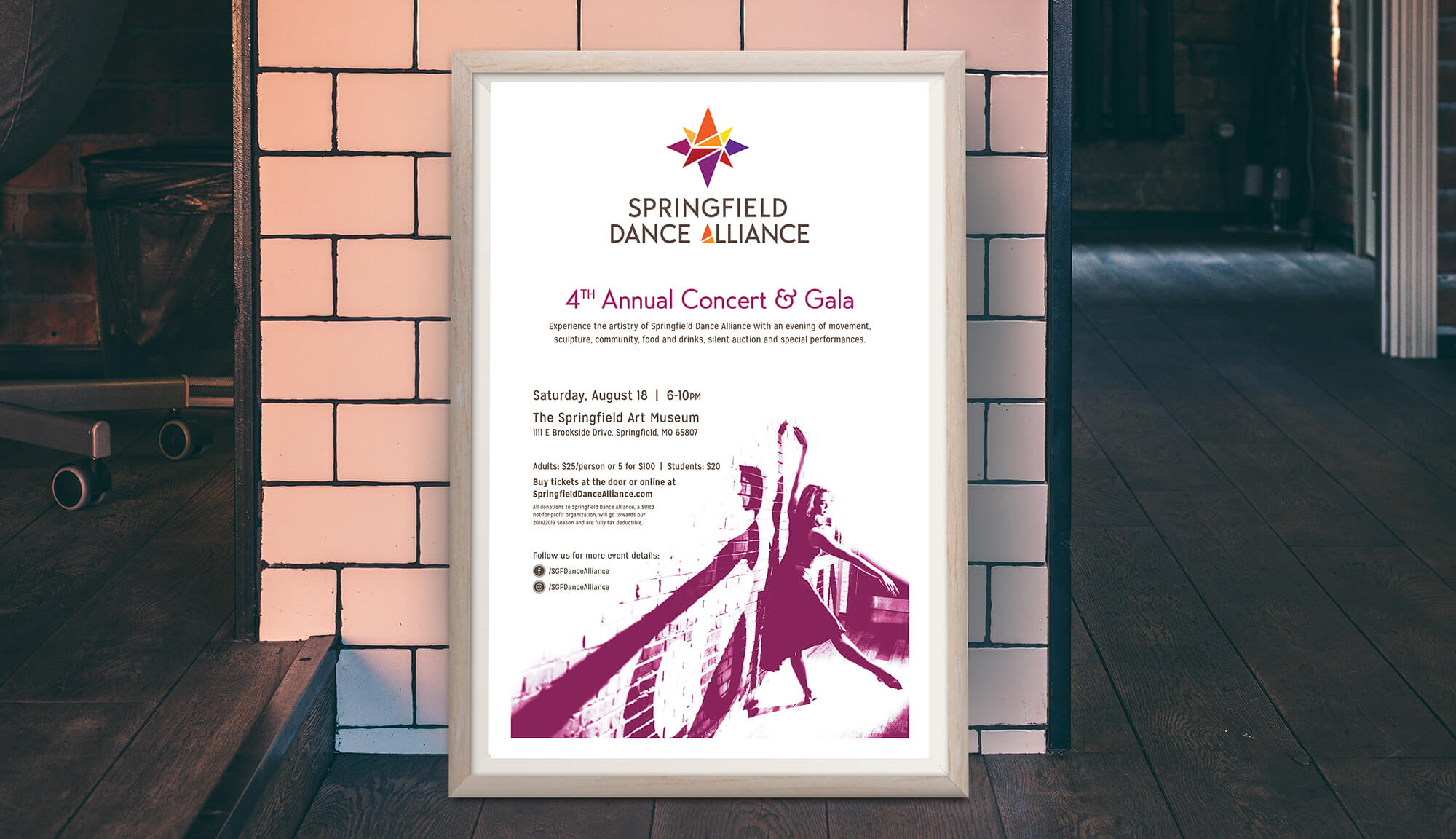 Springfield Dance Alliance Gala Poster