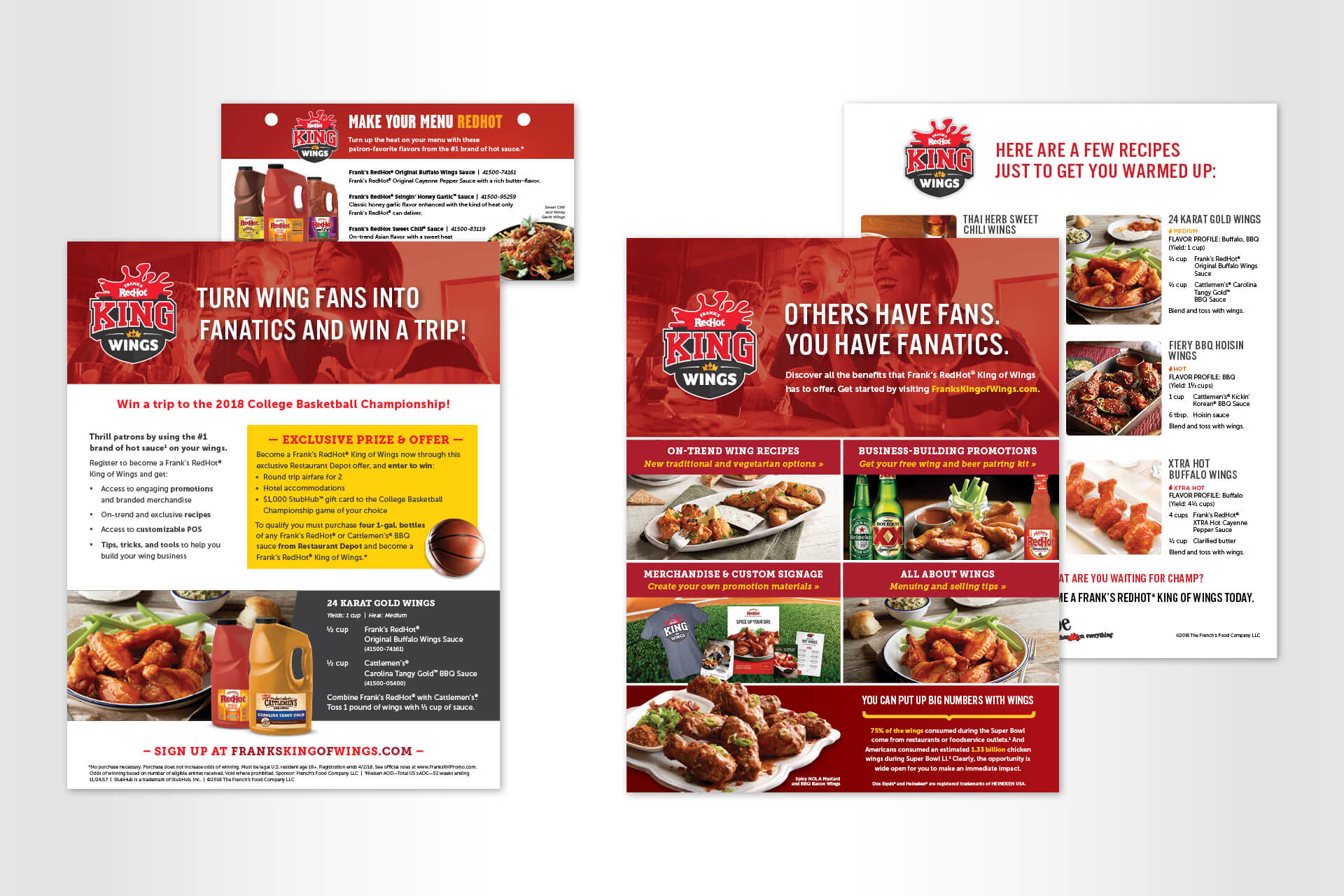 King of Wings: Print Materials